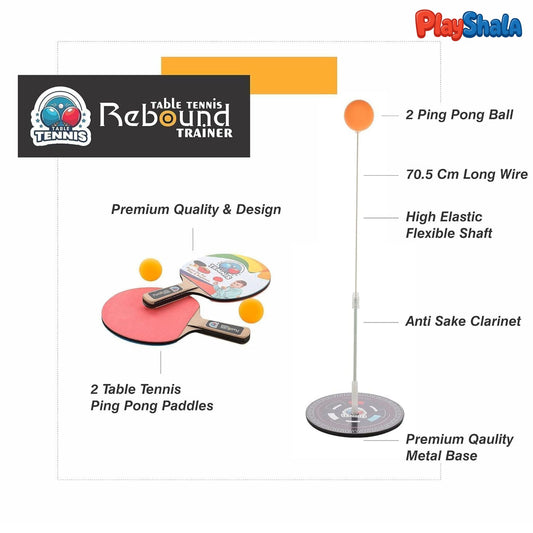 Playshala Reflexplay Solo Table Tennis Rebound Trainer