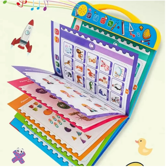 Screen-Free Fun: SmartPlay Interactive Learning Book for Toddlers