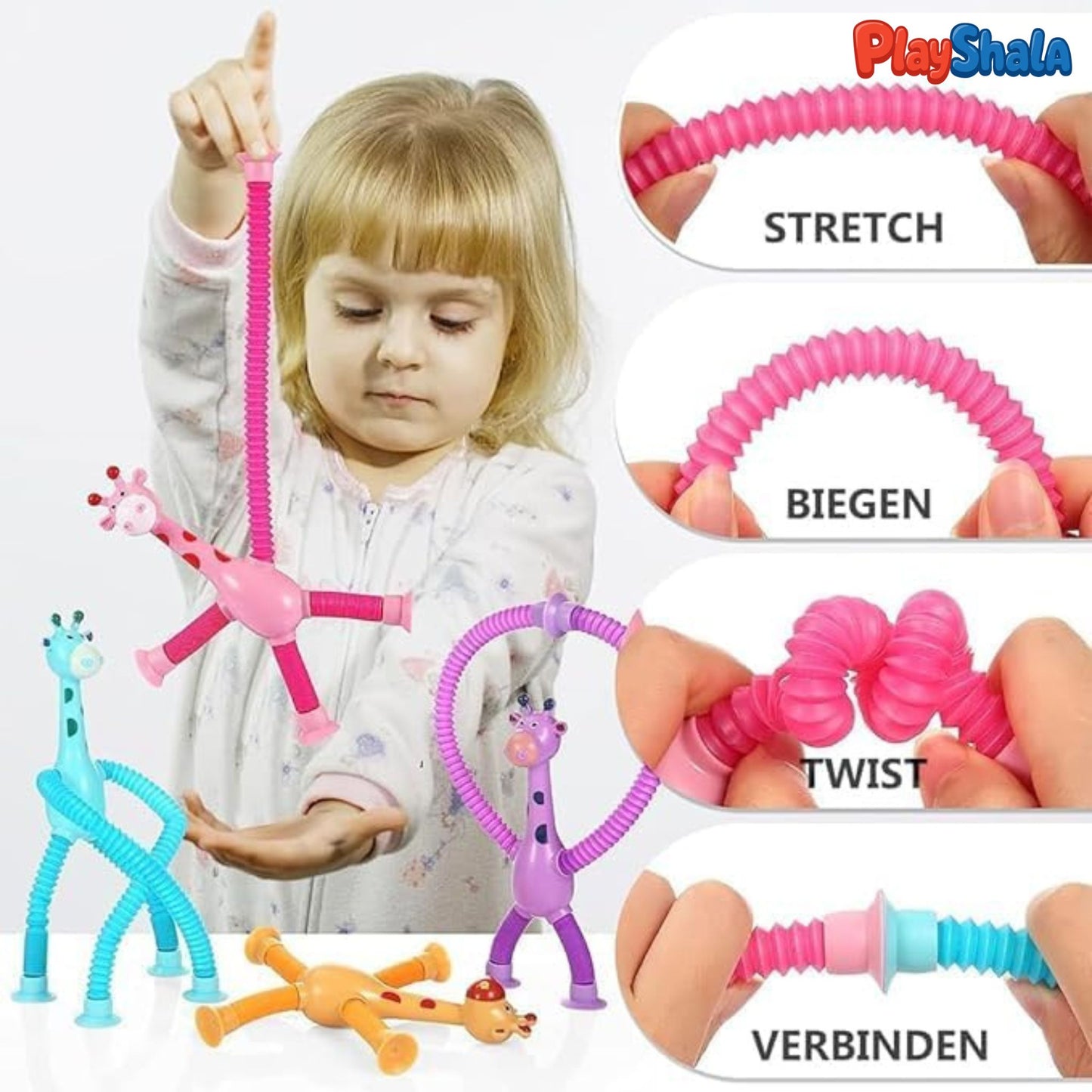 Playshala Funplay Stretchy Giggly Giraffe