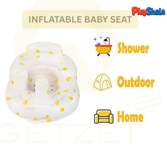 Playshala Inflatable Cuddly Soft and Premium Sofa for Infants