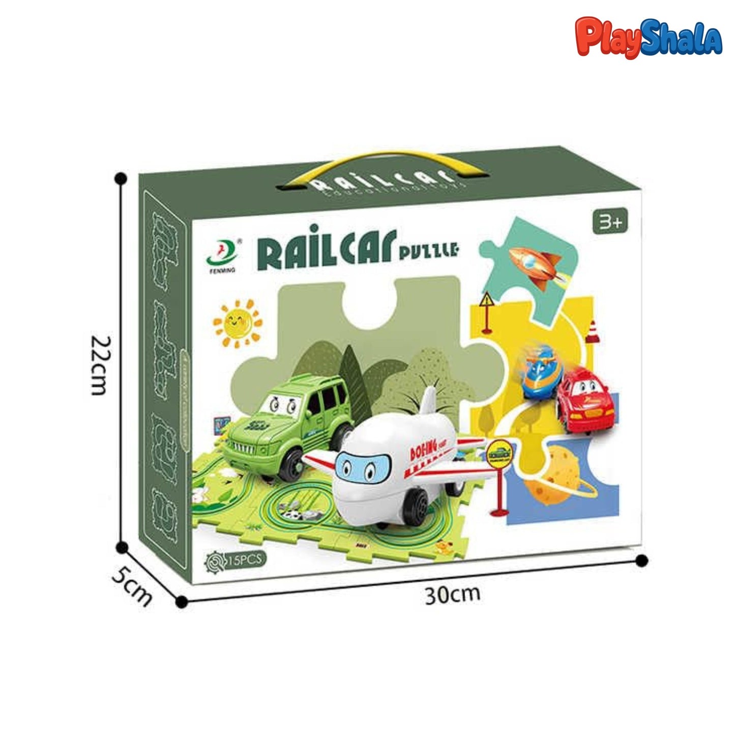 Playshala Buildplay Puzzle Motorised Train Set