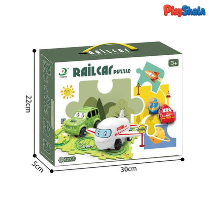 Playshala Buildplay Puzzle Motorised Train Set