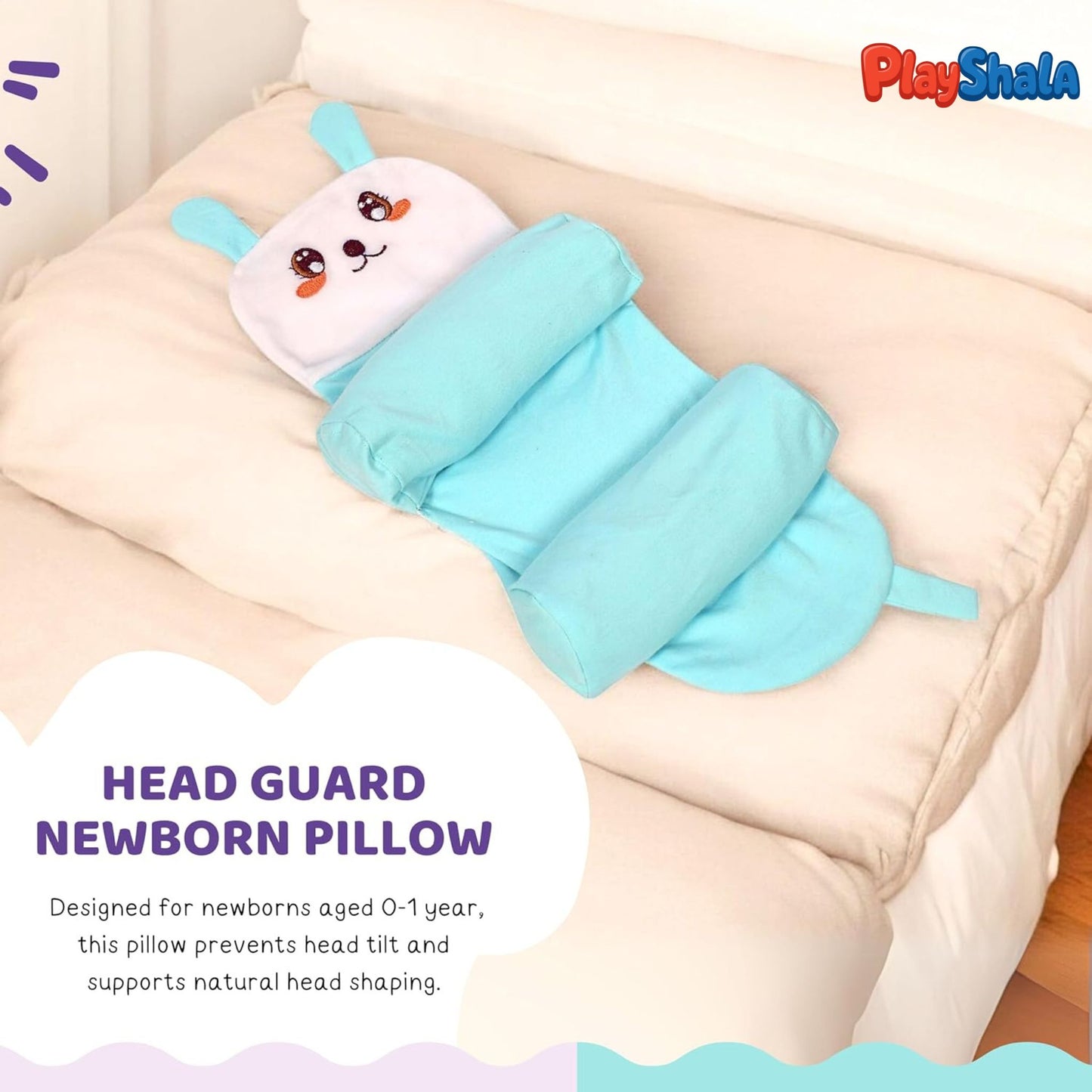 Playshala Head Shape Protection Pillow