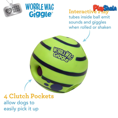 PlayShala Wobble Wag Giggle Ball