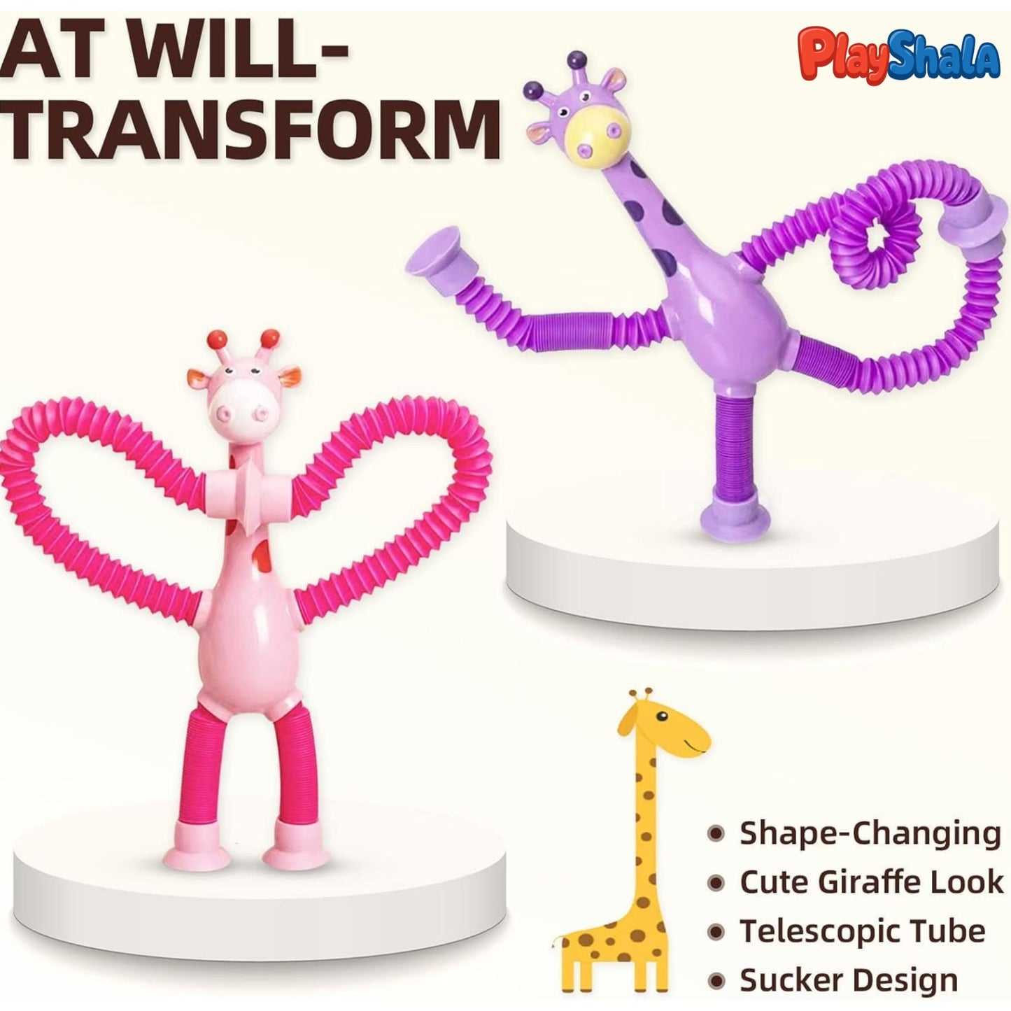 Playshala Funplay Stretchy Giggly Giraffe