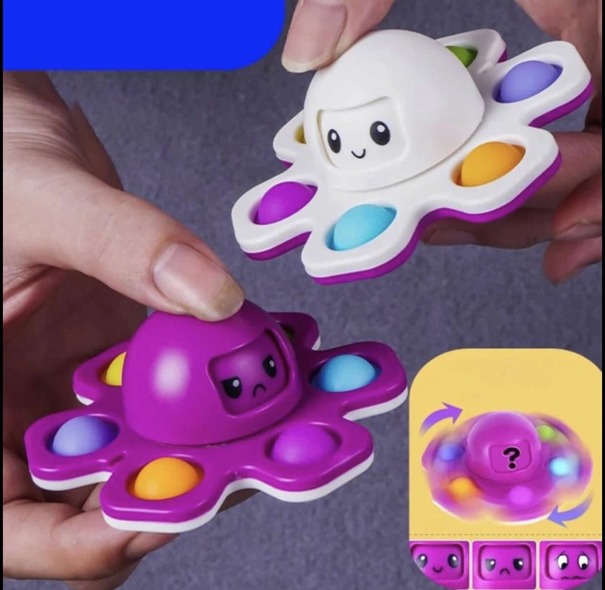 Playshala OctoSpin – Sensory Fidget Spinner