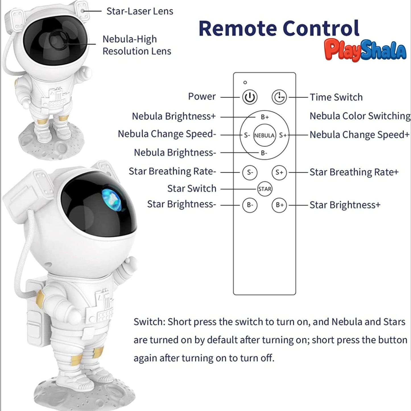 Playshala Astronaut Night Lamp