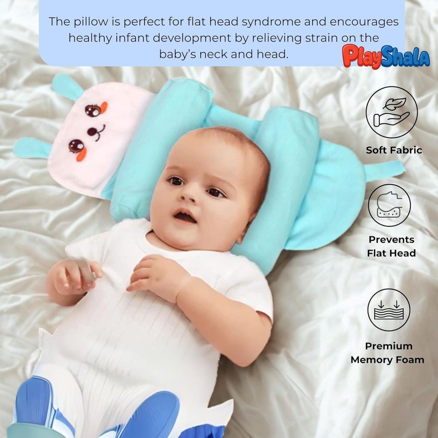 Playshala Head Shape Protection Pillow