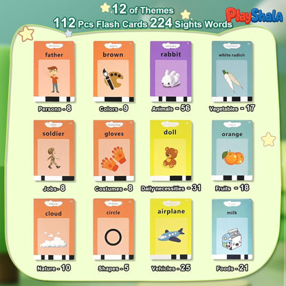 Playshala Talking Flash Cards (224 cards)