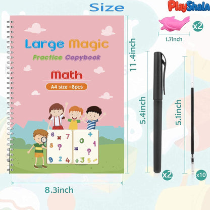 Playshala Magical Self-Erasing Practice Book
