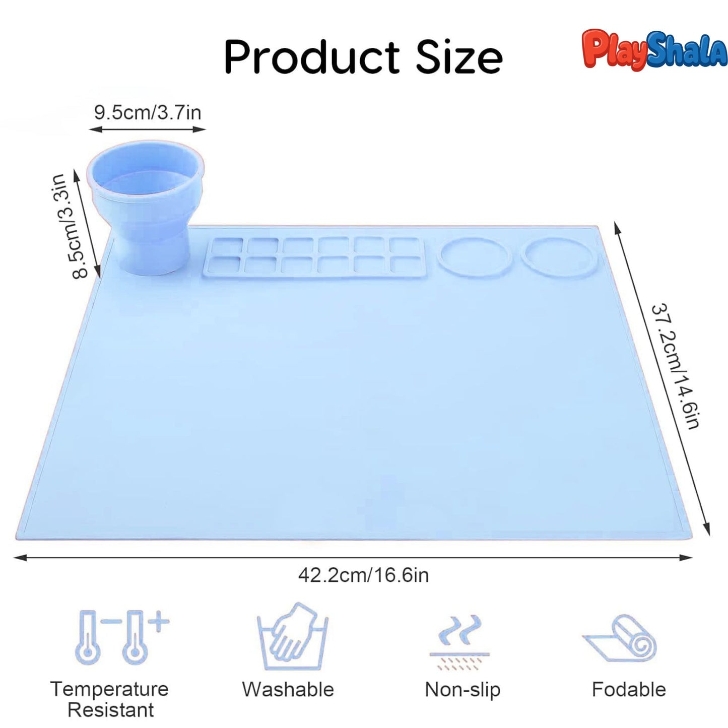Playshala Creativeplay Silicone Painting Mat