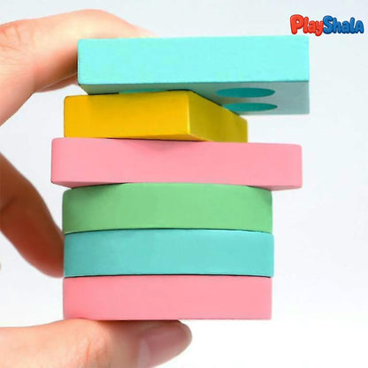 Playshala Colourful Wooden Blocks