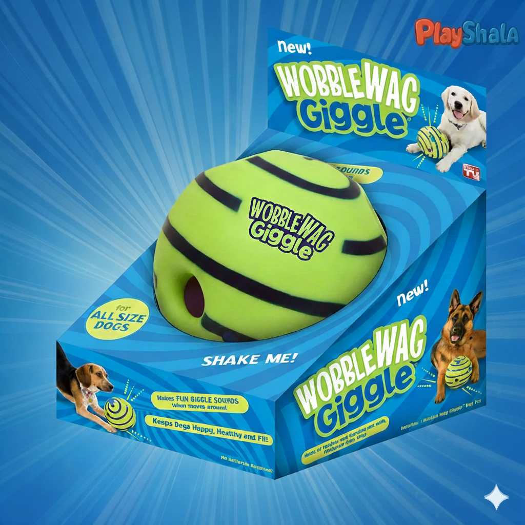 PlayShala Wobble Wag Giggle Ball