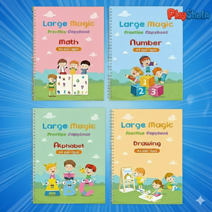Playshala Magical Self-Erasing Practice Book