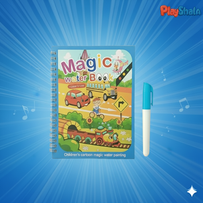 Playshala WaterPlay Magical Colouring Book (Pack of 4)